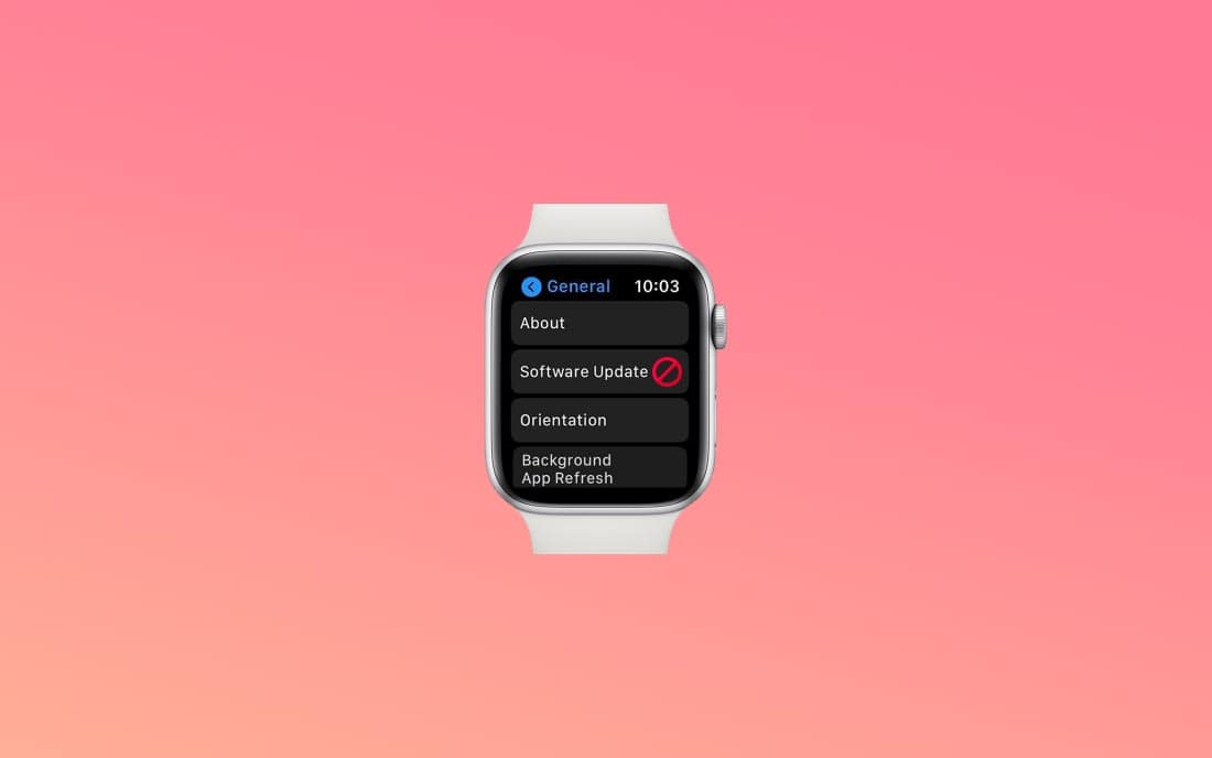 khắc phục apple watch không thể cập nhật phần mềm