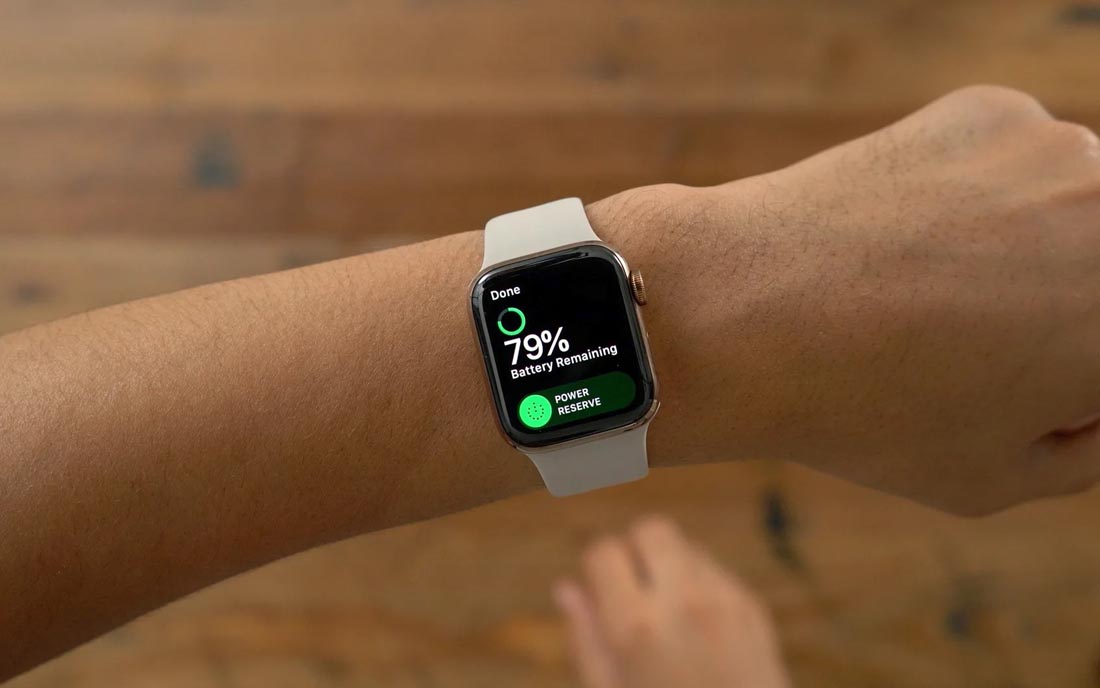 Kiểm tra thời lượng Apple Watch