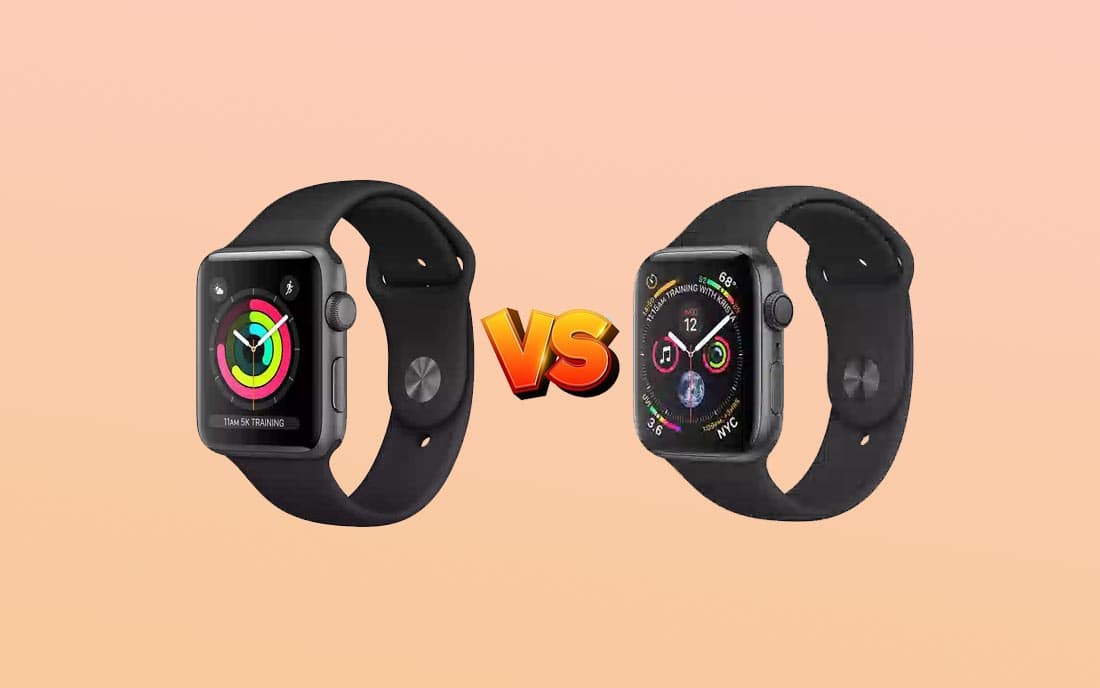 So sánh apple watch series 3 và 4