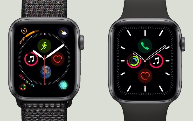 So sánh chi tiết apple watch series 4 và 5 1
