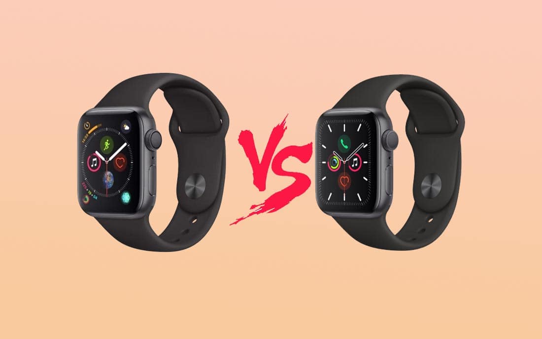 So sánh chi tiết apple watch series 4 và 5