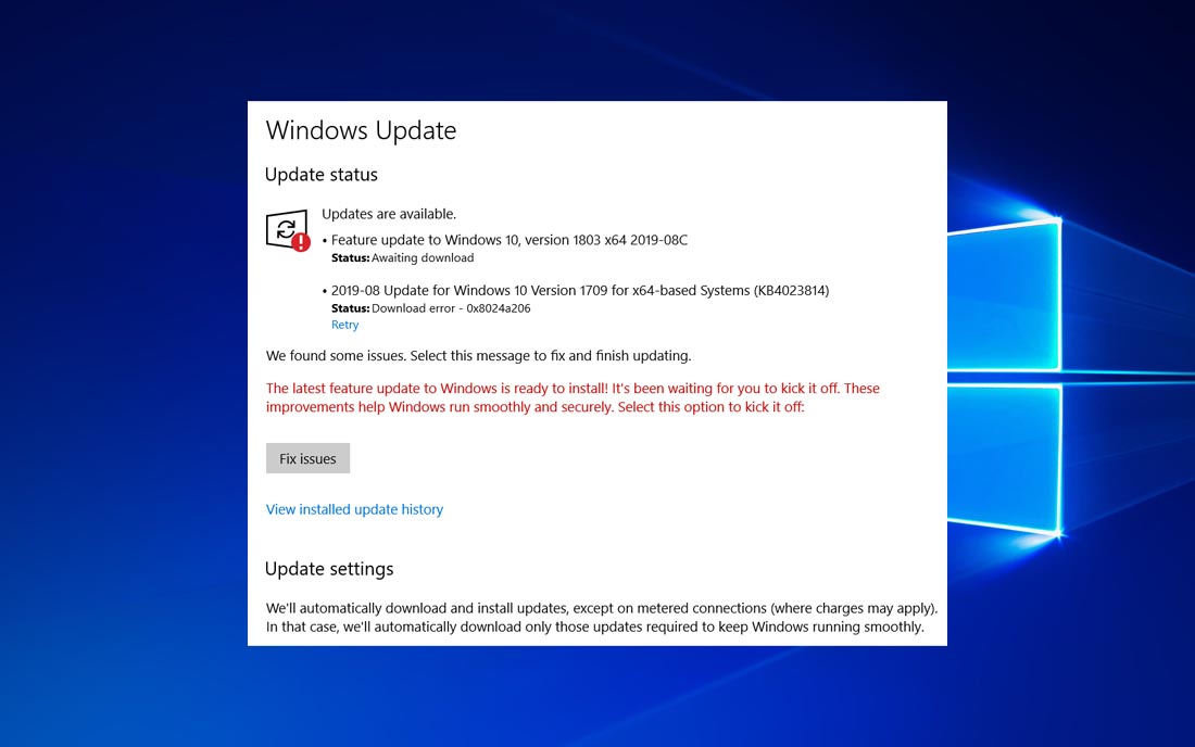 fix lỗi windows 10 11 không cập nhật được