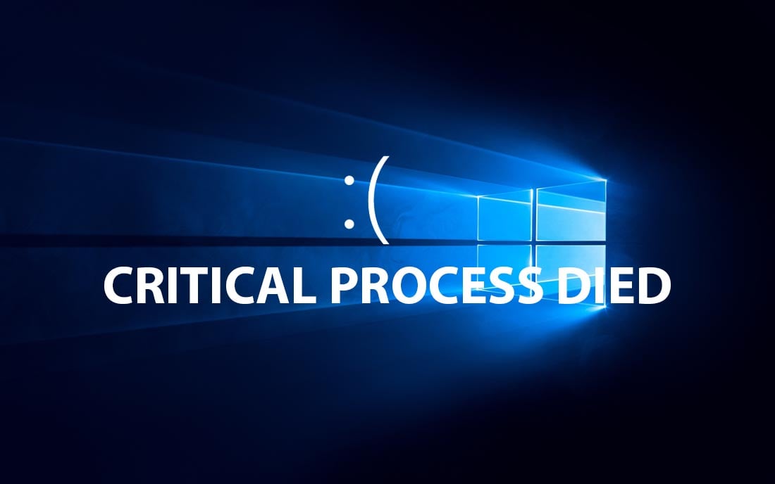 fix lỗi bsod critical process died windows