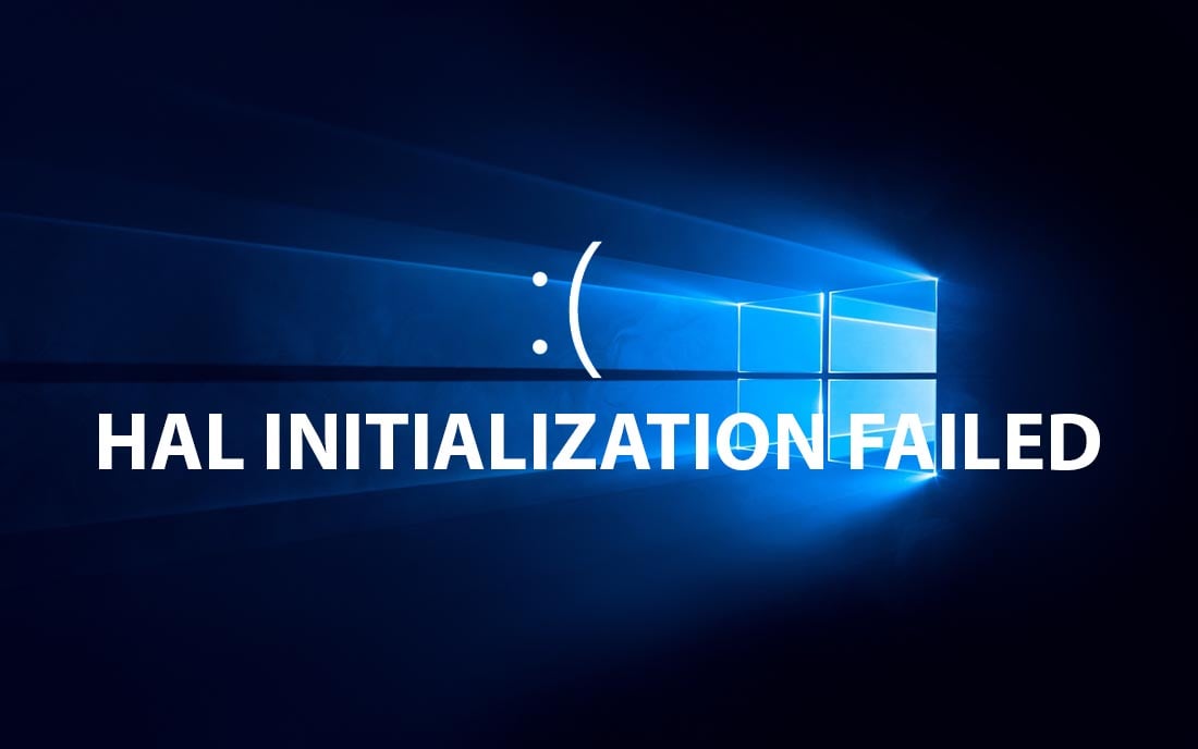 fix lỗi bsod hal initialization failed windows
