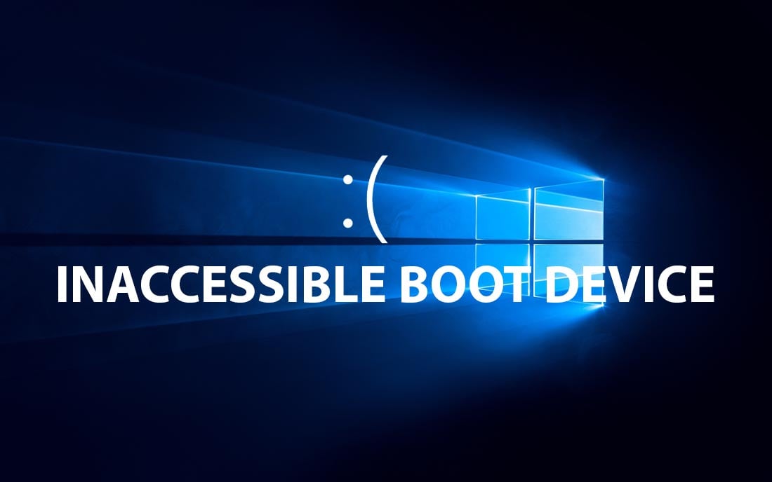 fix lỗi inaccessible boot device windows