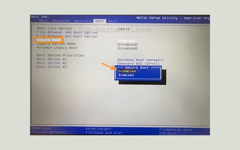 fix lỗi secure boot violation windows 1