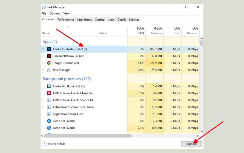 fix lỗi your computer is low on memory windows 1