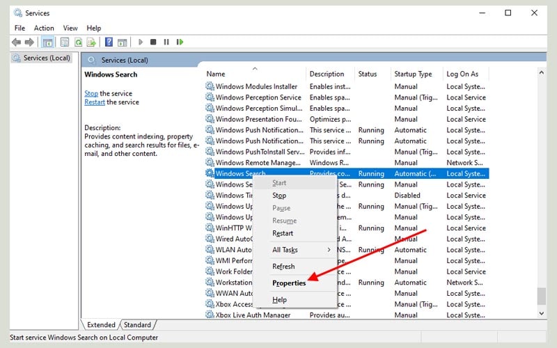 khắc phục searchprotocolhost tốn cpu windows 8