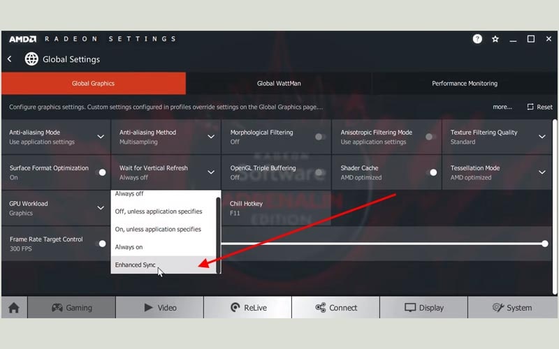 tìm hiểu amd enhanced sync 6