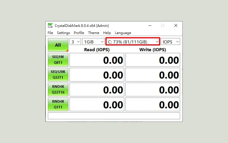 test tốc độ ổ cứng ssd 4