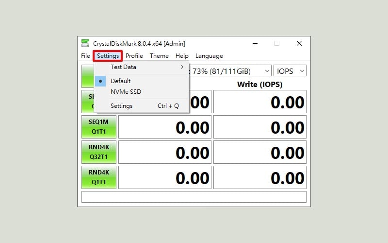 test tốc độ ổ cứng ssd 7