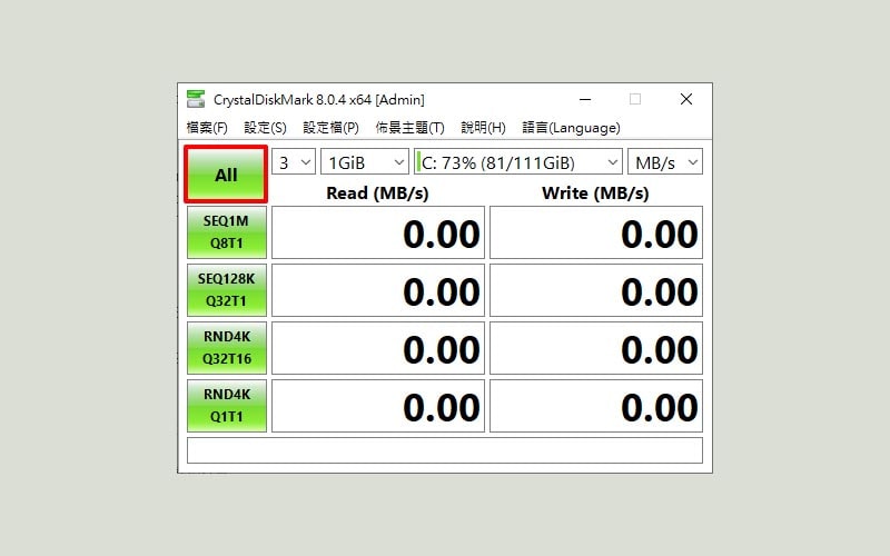 test tốc độ ổ cứng ssd 8