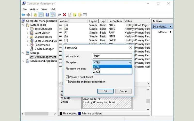 convert fat32 sang ntfs 8