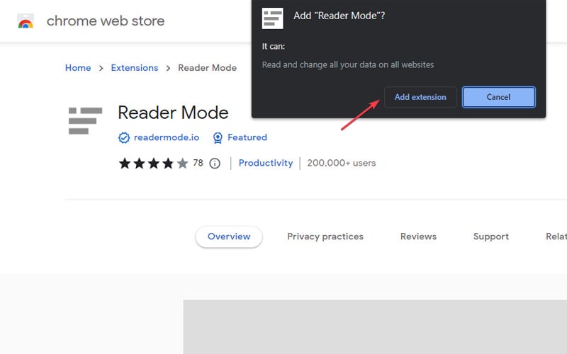 tìm hiểu reader mode chrome 3